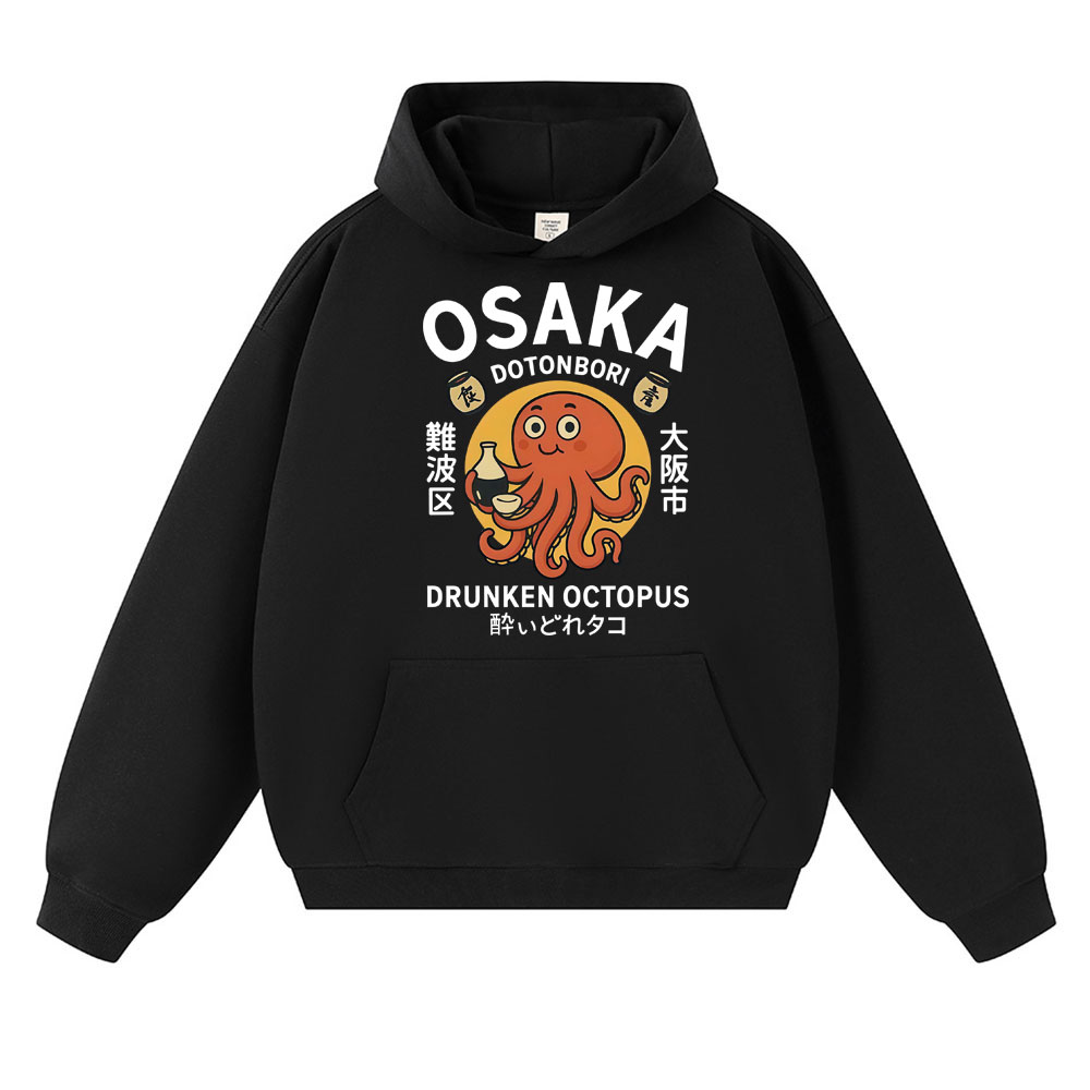 Vintage Fashion Osaka - Japanese Style Drunken Octopus Osaka Graphic