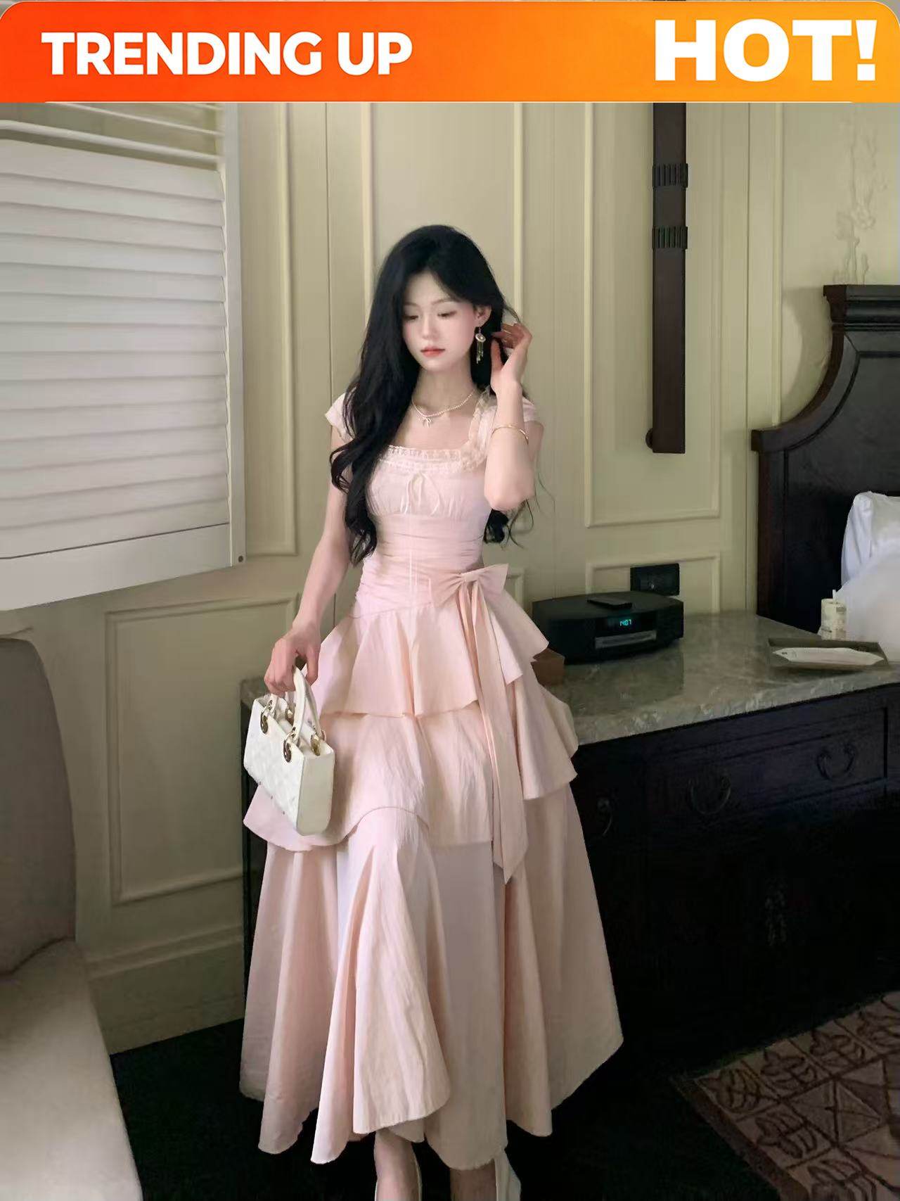 Vintage Fashion Female - French Elegant Vintage Summer Women Dresses