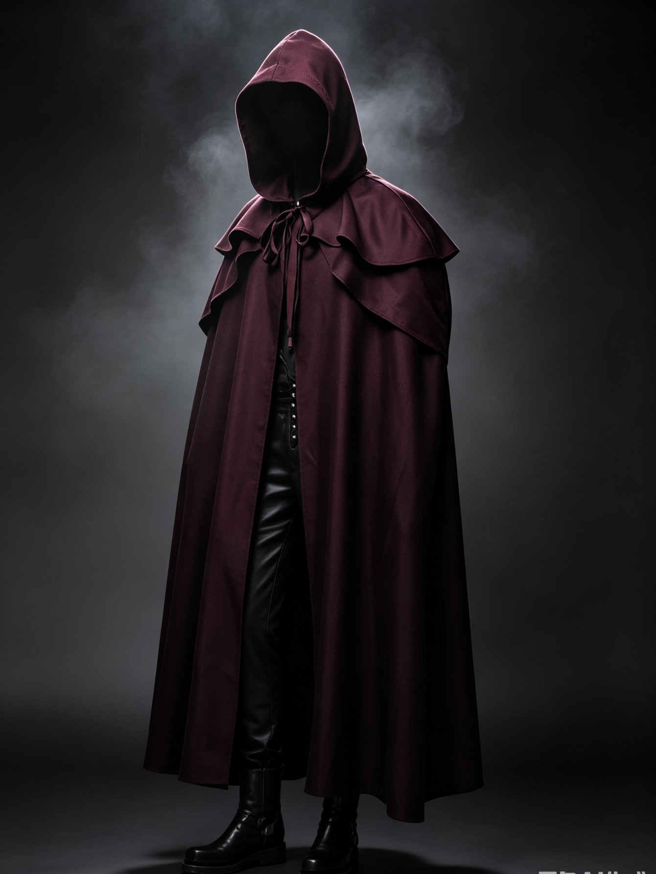 Vintage Trench Coat - Medieval Vintage Hooded Long Cos Cloak,