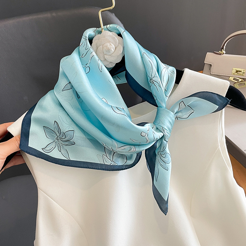 53x53cm Small Square 100% Real - Vintage Fashion Hijab recension och pris
