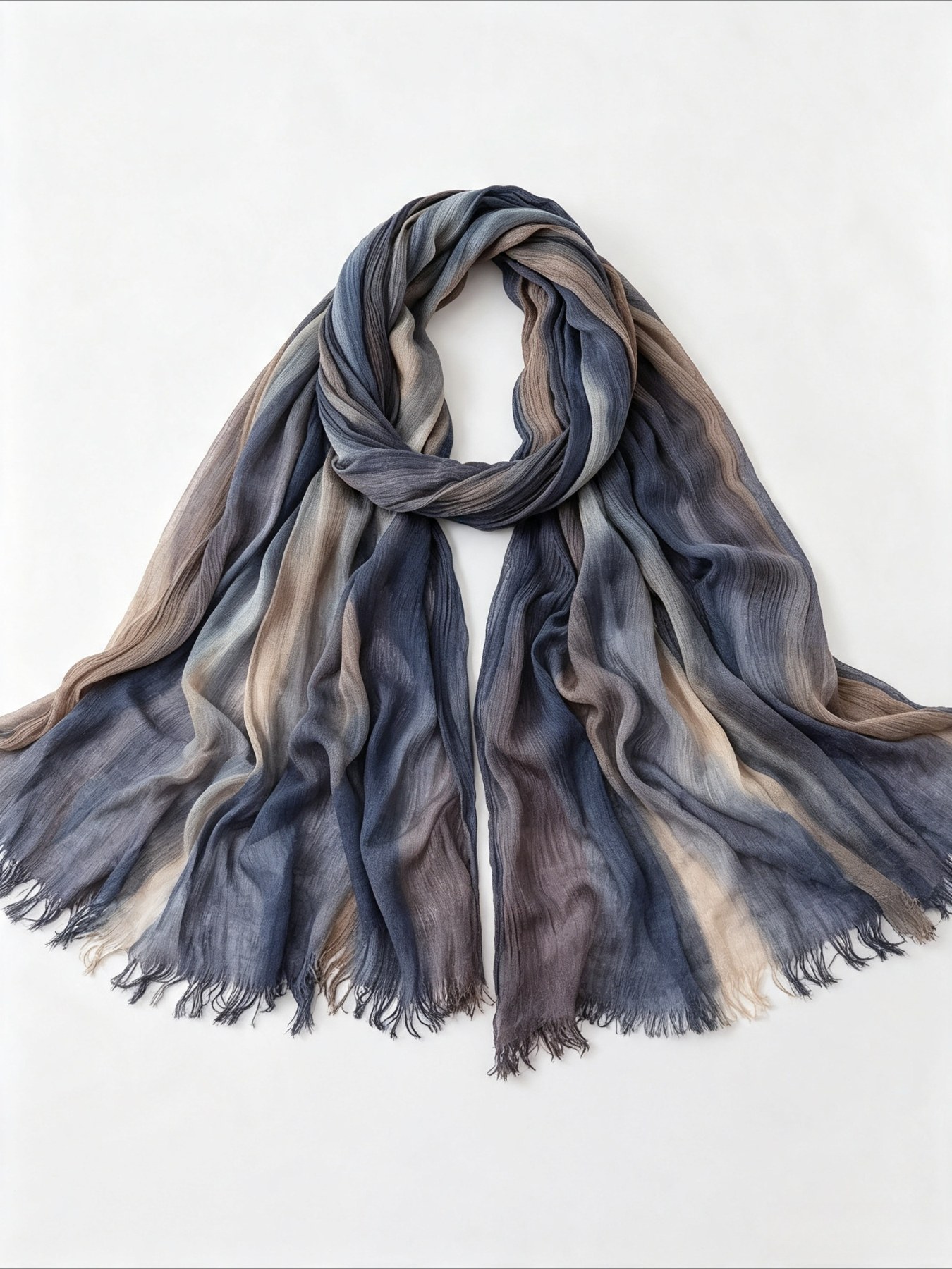 1pc Women Vintage Gradient Str - Vintage Fashion Hijab recension och pris