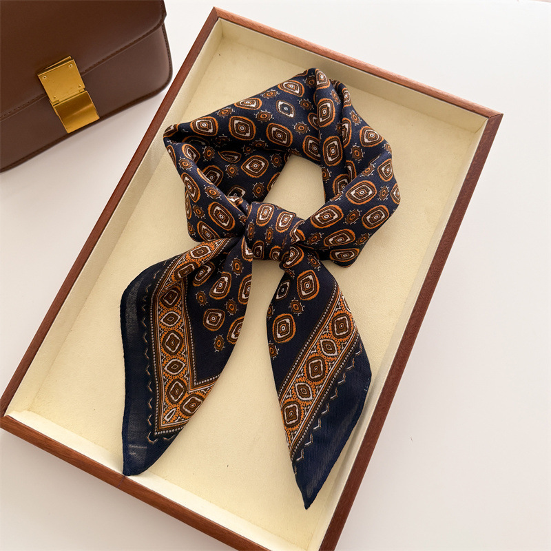 Vintage Print Square Scarf For - Vintage Fashion Hijab recension och pris