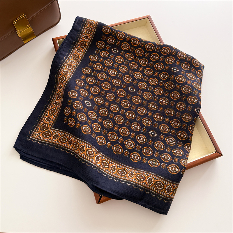 Vintage Print Square Scarf For - Vintage Fashion Hijab recension och pris