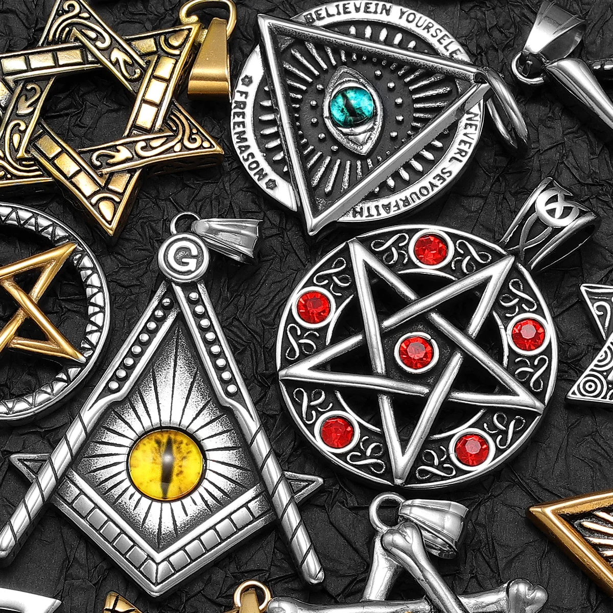 Salomon Star of David Masonic  - Vintage Fashion Newtown recension och pris