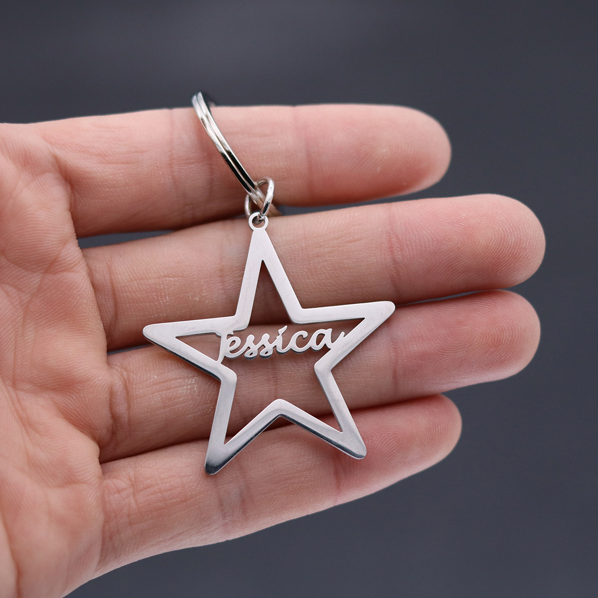 Custom Name Star Keychain Pers - Vintage Fashion Names recension och pris