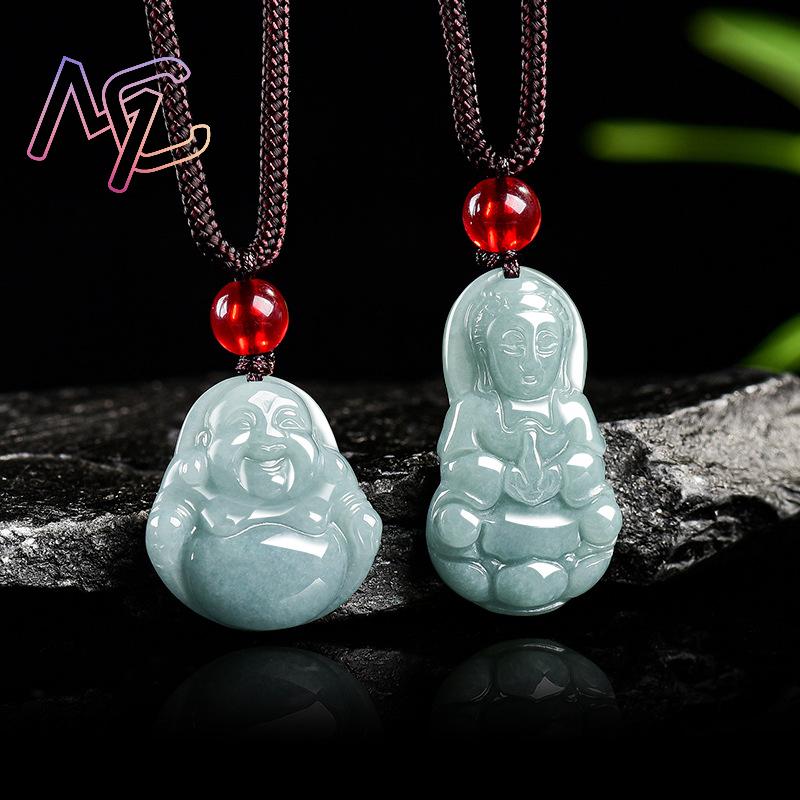 Myanmar Jadeite Guanyin Buddha - Vintage Fashion recension och pris