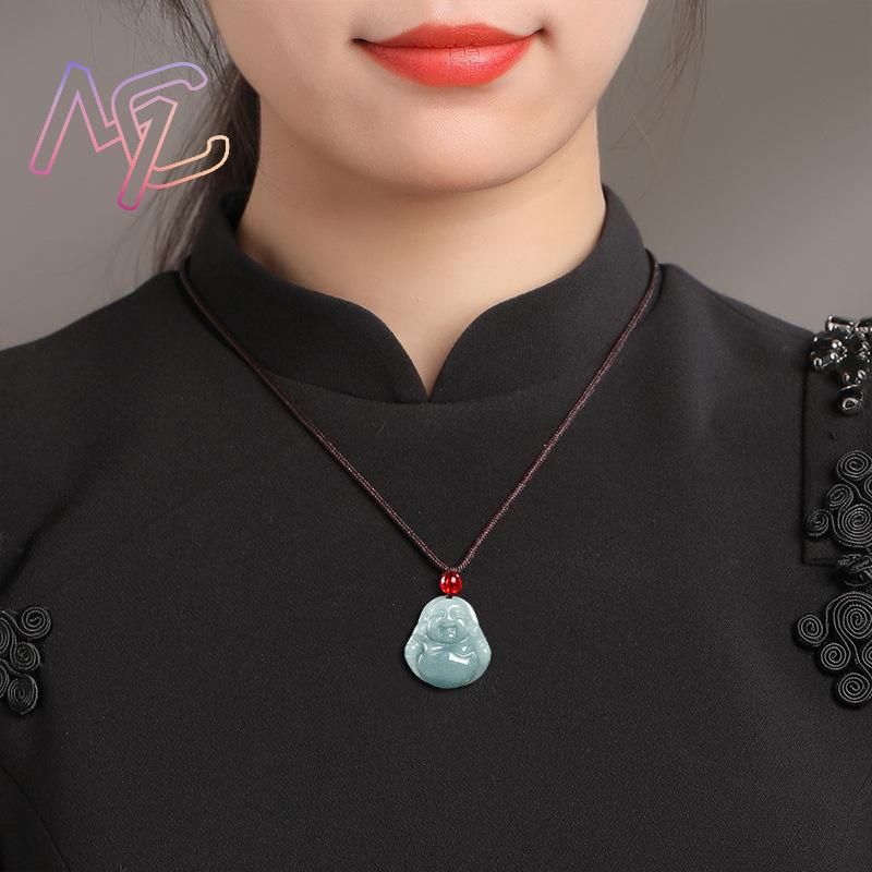 Myanmar Jadeite Guanyin Buddha - Vintage Fashion recension och pris
