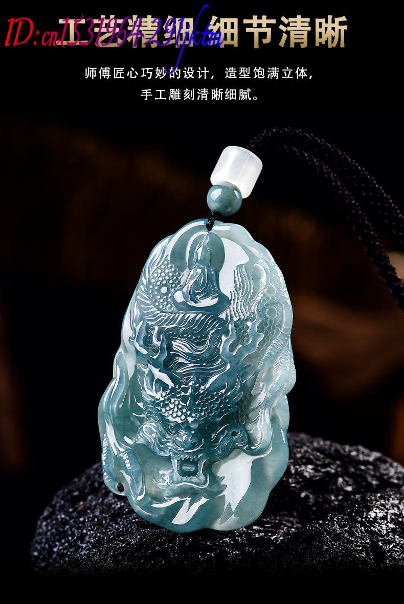 Natural Burmese Jadeite Dragon - Vintage Fashion Designers recension och pris