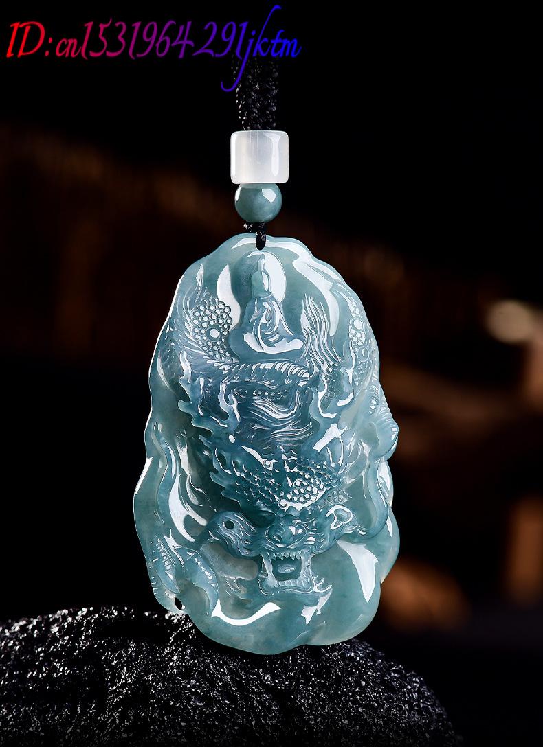 Natural Burmese Jadeite Dragon - Vintage Fashion Designers recension och pris