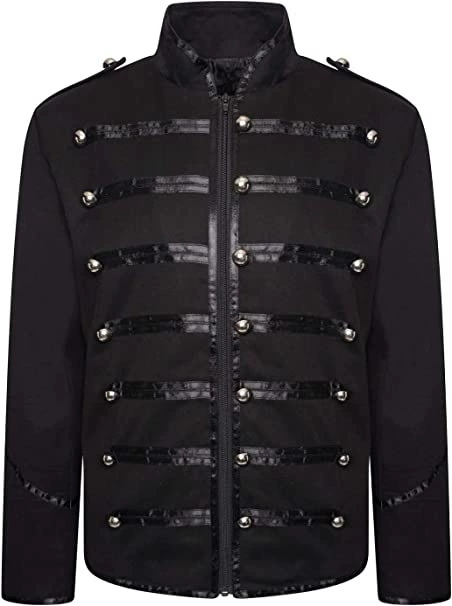 Men's Steampunk Rockstar Jacke - Vintage Trench Coat recension och pris