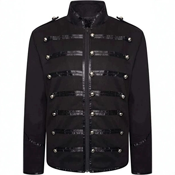 Men's Steampunk Rockstar Jacke - Vintage Trench Coat recension och pris