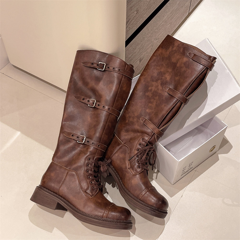Women's Knee High Boots Vintag - Vintage Fashion Designers recension och pris