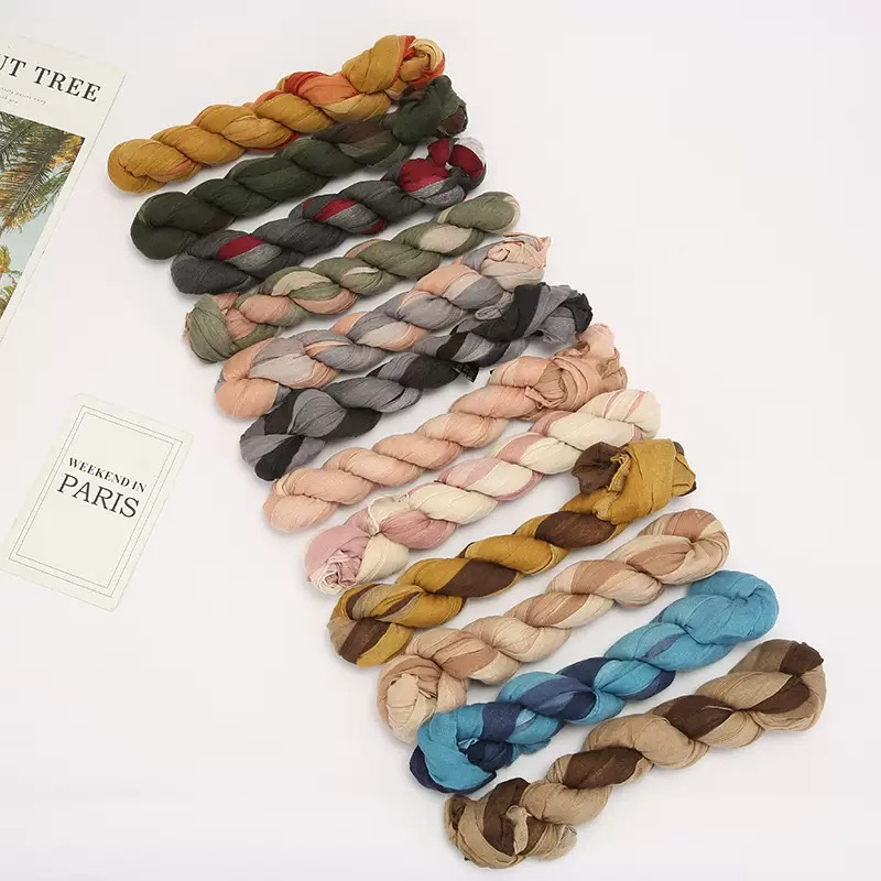 Vintage Tie-Dye Crinkle Scarf  - Vintage Fashion Hijab recension och pris