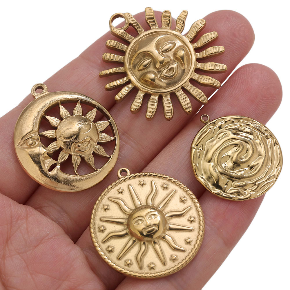 5pcs PVD Gold Charms Stainless - Vintage Fashion Blog recension och pris