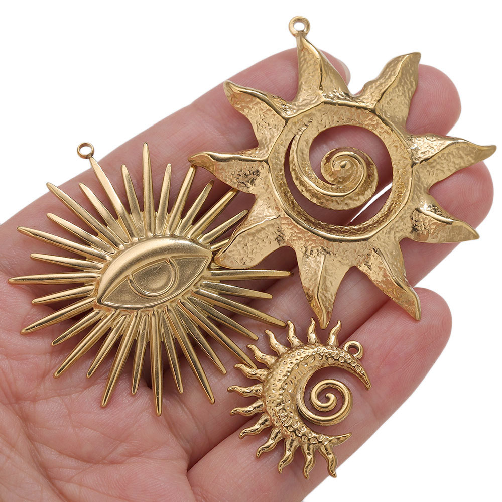 5pcs PVD Gold Charms Stainless - Vintage Fashion Blog recension och pris