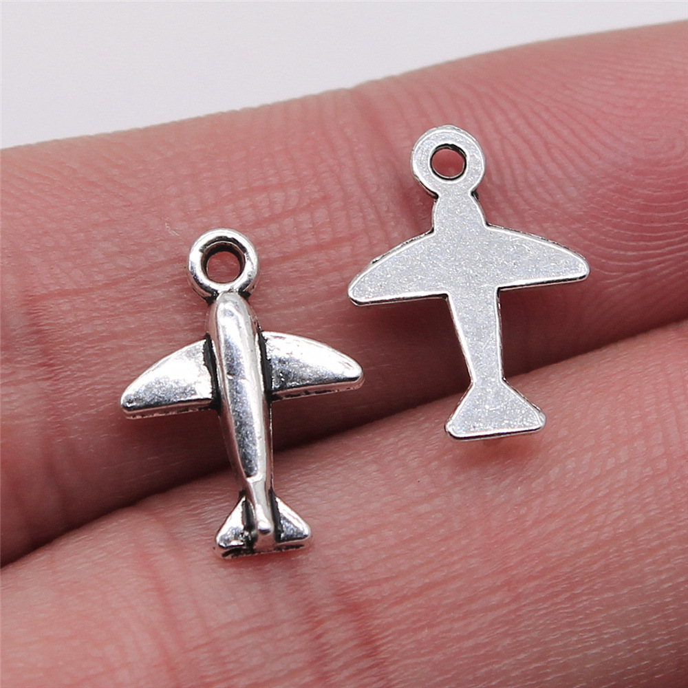 10pcs 11x15mm Antique Silver C - Vintage Fashion Blog recension och pris