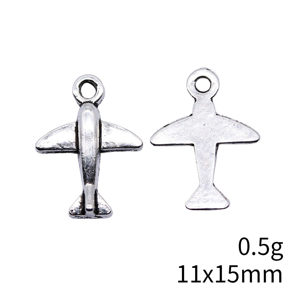 10pcs 11x15mm Antique Silver C - Vintage Fashion Blog recension och pris