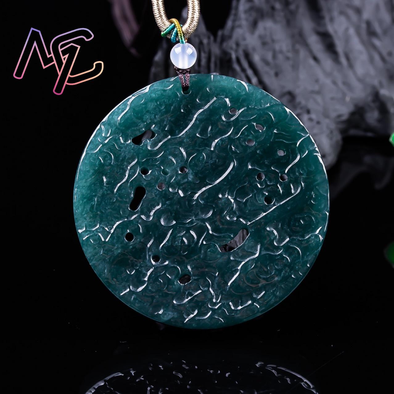 Myanmar Jadeite Dragon Pendant - Vintage Fashion recension och pris