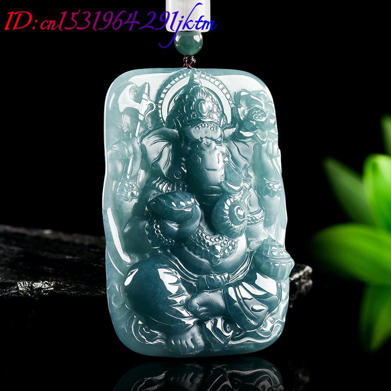 Myanmar Jadeite Ganesha Pendan - Vintage Fashion Designers recension och pris