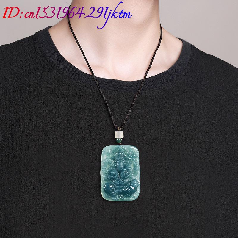Myanmar Jadeite Ganesha Pendan - Vintage Fashion Designers recension och pris