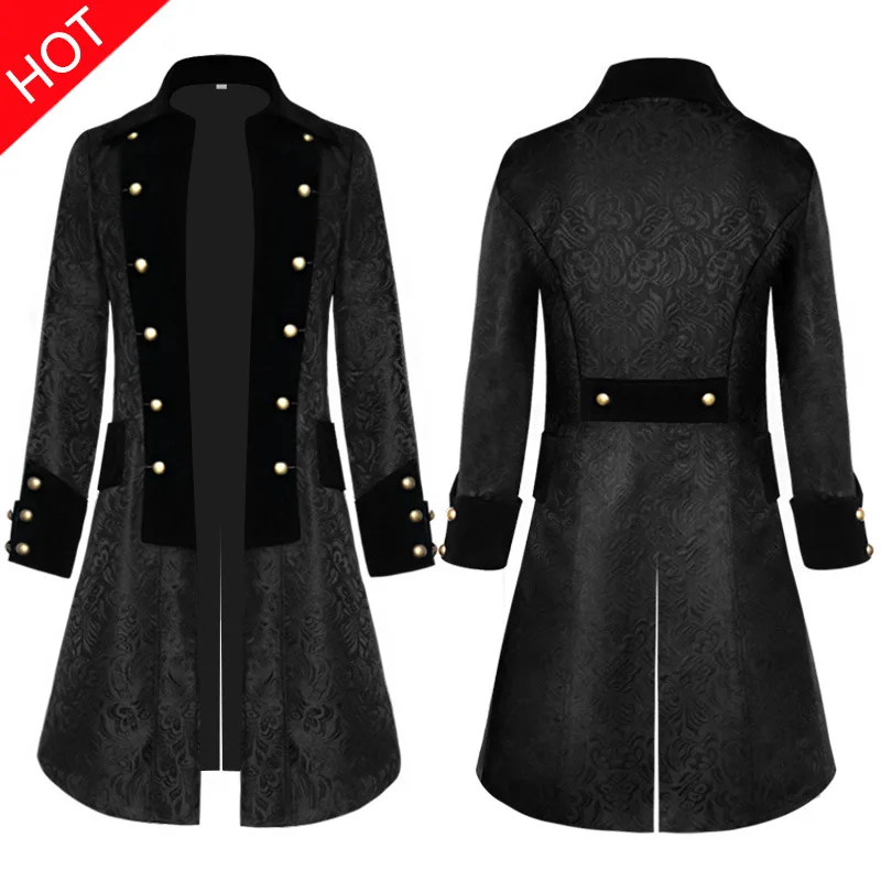 Steampunk Jacket Medieval Cost - Vintage Trench Coat recension och pris
