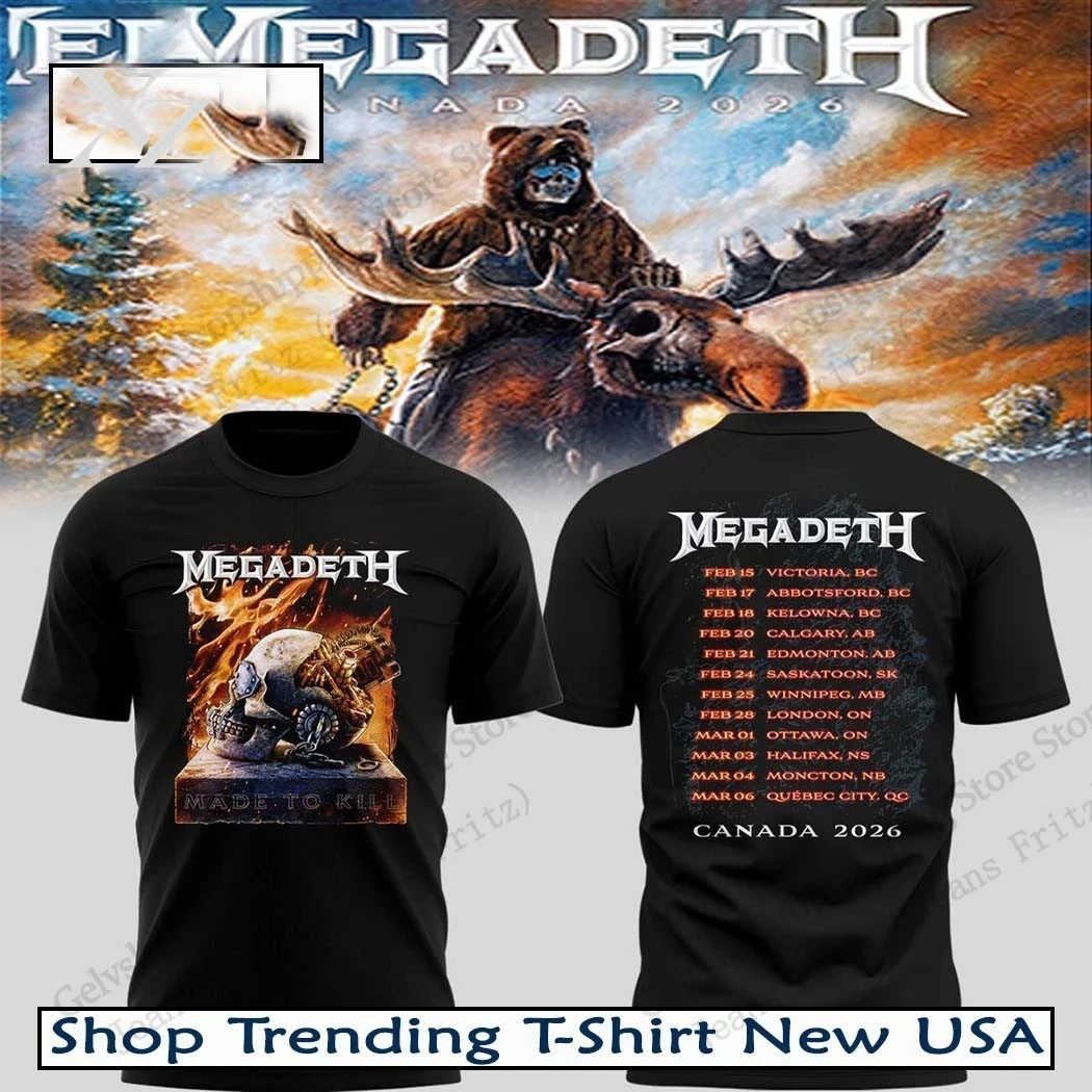 Hip Hop Rock Megadeth Band Can - Vintage Fashion Canada recension och pris