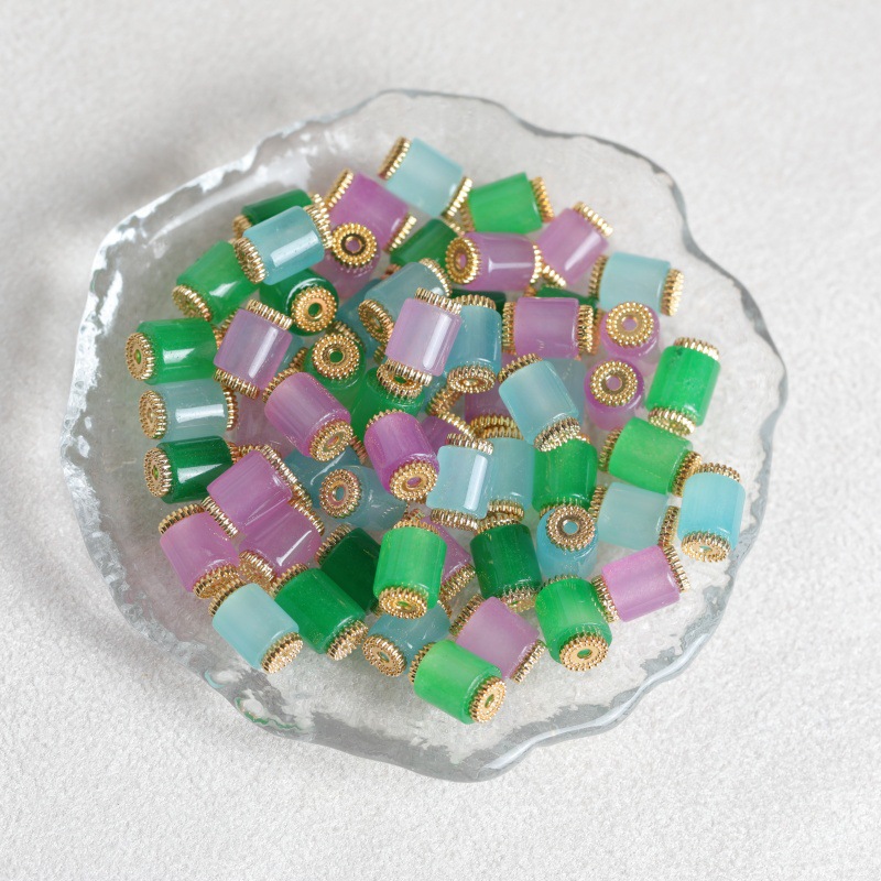 10pcs Natural Three-colored Ja - Vintage Fashion Designers recension och pris