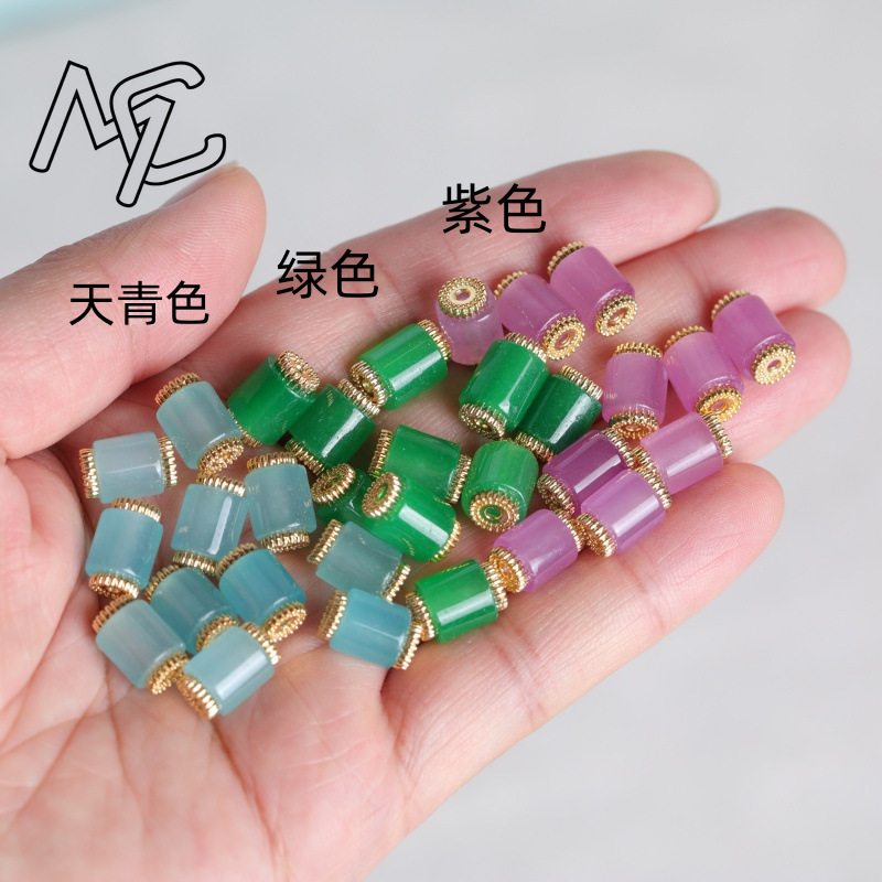 10pcs Natural Three-colored Ja - Vintage Fashion Designers recension och pris