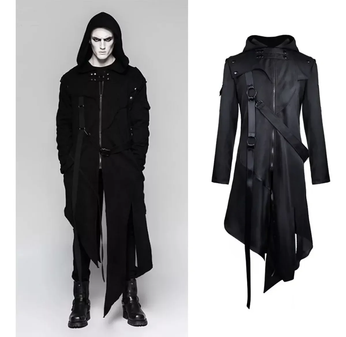Steampunk Trench Coat Gothic J - Vintage Trench Coat recension och pris