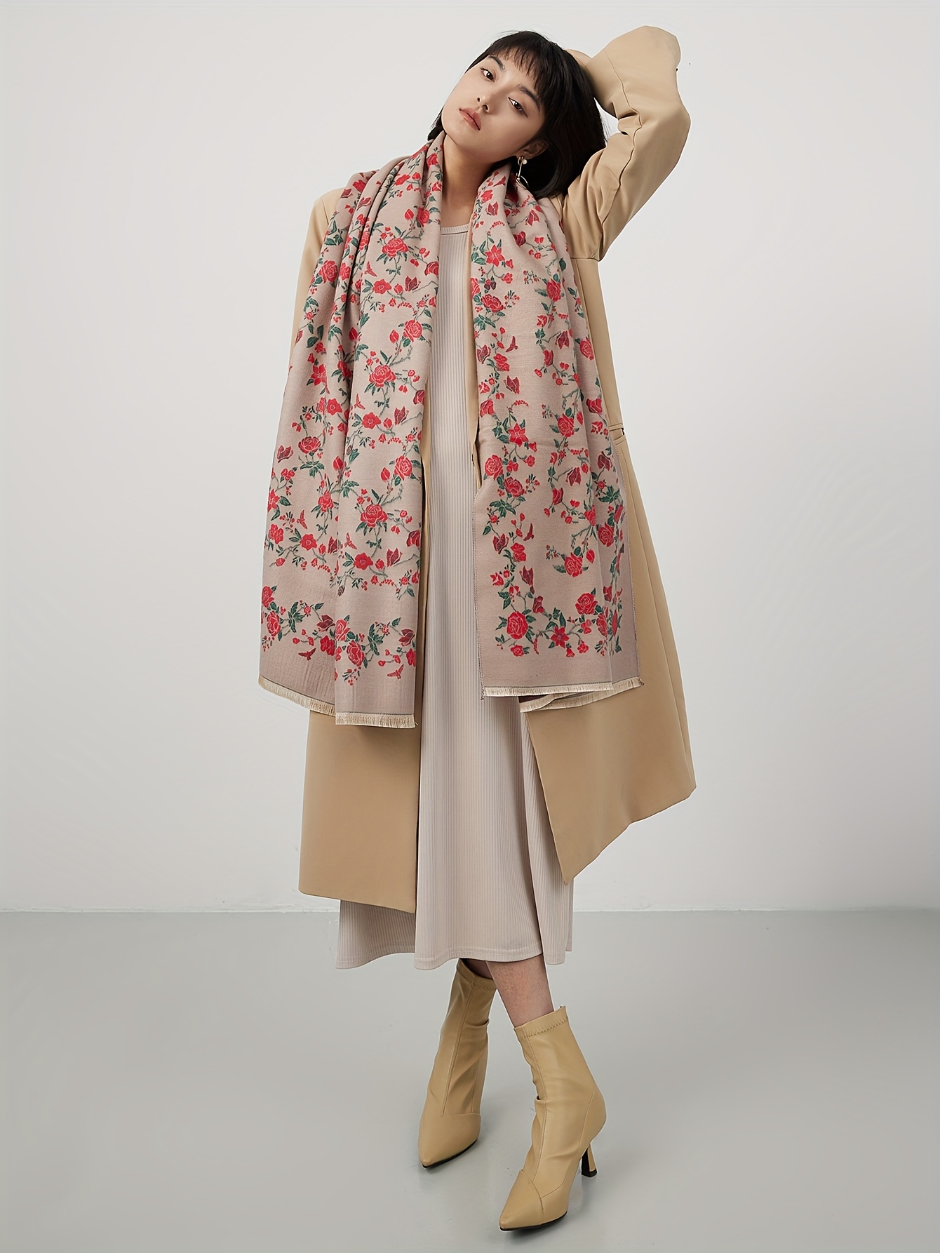 Plus Size, Oversized Autumn/Wi - Vintage Trench Coat recension och pris