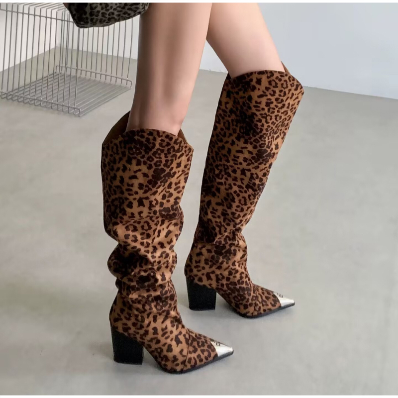 Leopard Print Vintage Pleated  - Vintage Y2K recension och pris