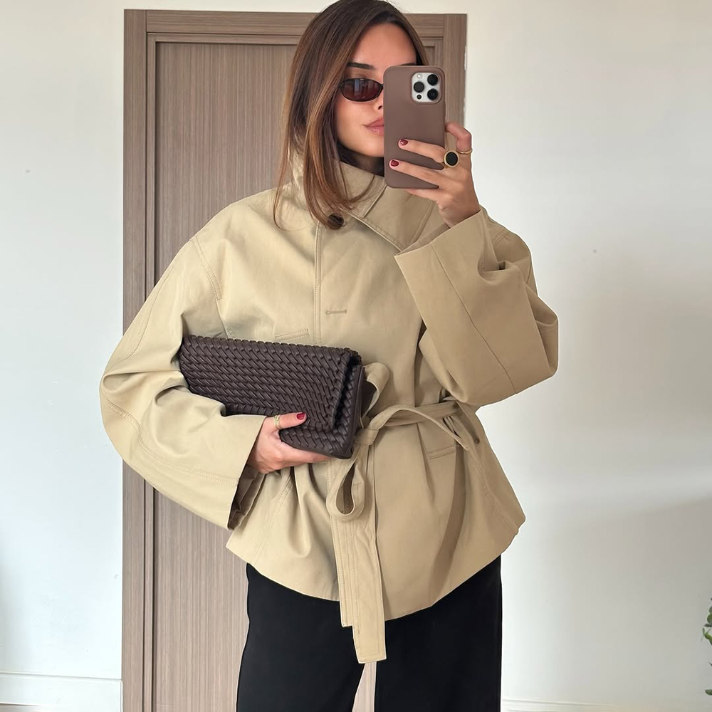 Tuularose Women's Shorts 2 Pie - Vintage Trench Coat recension och pris