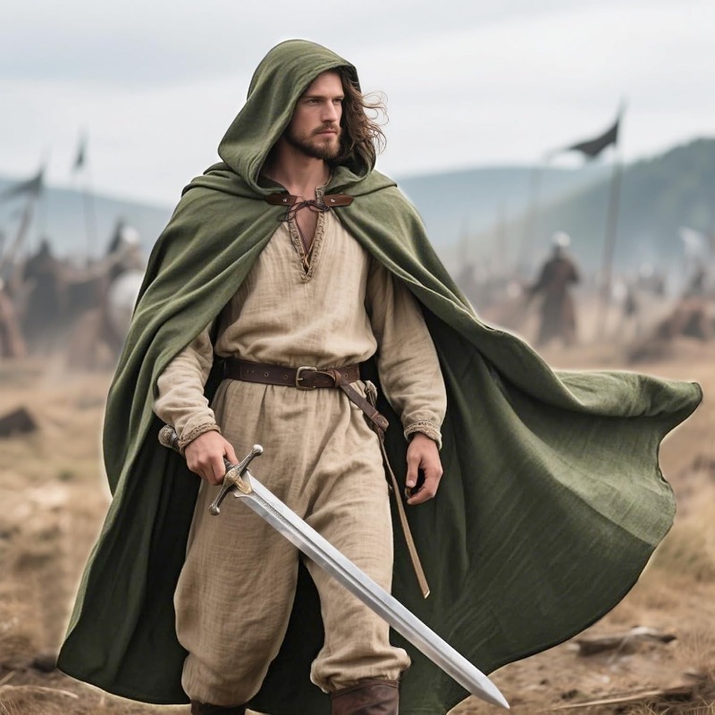 Adult Medieval Vintage Hooded  - Vintage Trench Coat recension och pris