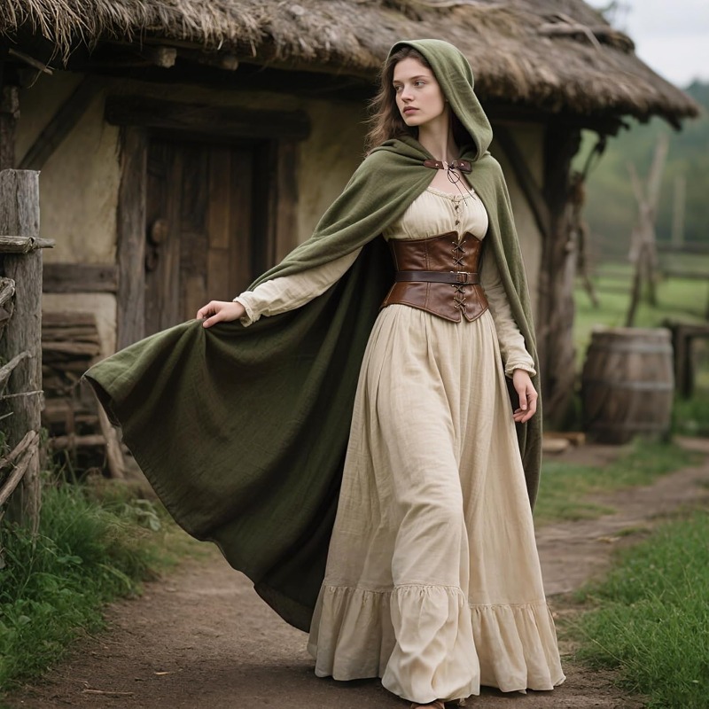 Adult Medieval Vintage Hooded  - Vintage Trench Coat recension och pris