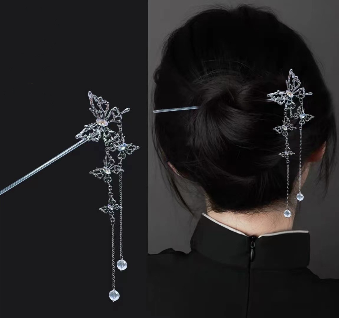18cm Chinese Style Hairpin Ele - Vintage Fashion In Chinese recension och pris