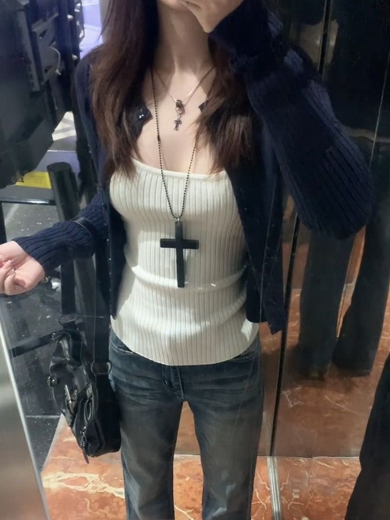Y2k Harajuku Hot Girl Slim Aut - Vintage Y2K recension och pris