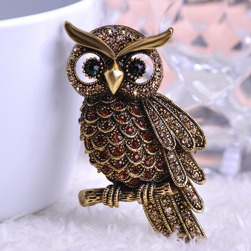BUCOMEOI Large Bird Owls Vinta - Vintage Fashion Hijab recension och pris