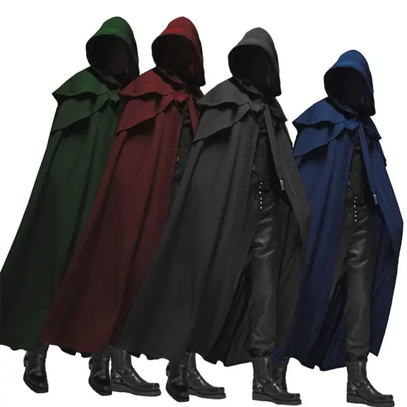 Men Monk Cosplay Outfit Mediev - Vintage Trench Coat recension och pris
