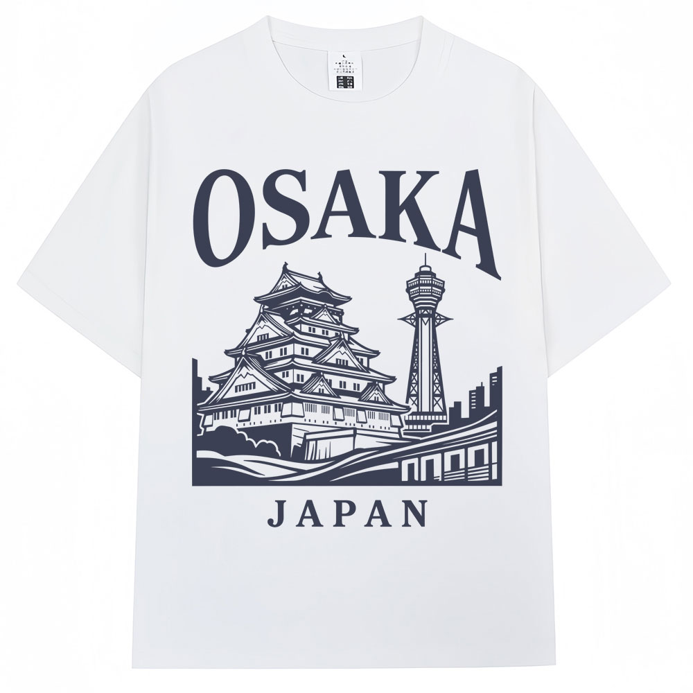Japanese Style Osaka Print T-s - Vintage Fashion Osaka recension och pris