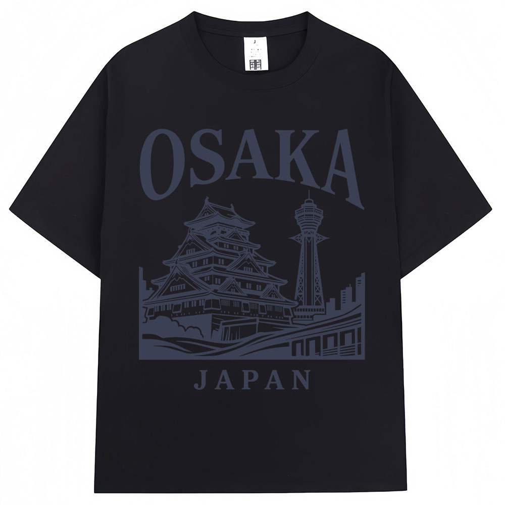 Japanese Style Osaka Print T-s - Vintage Fashion Osaka recension och pris